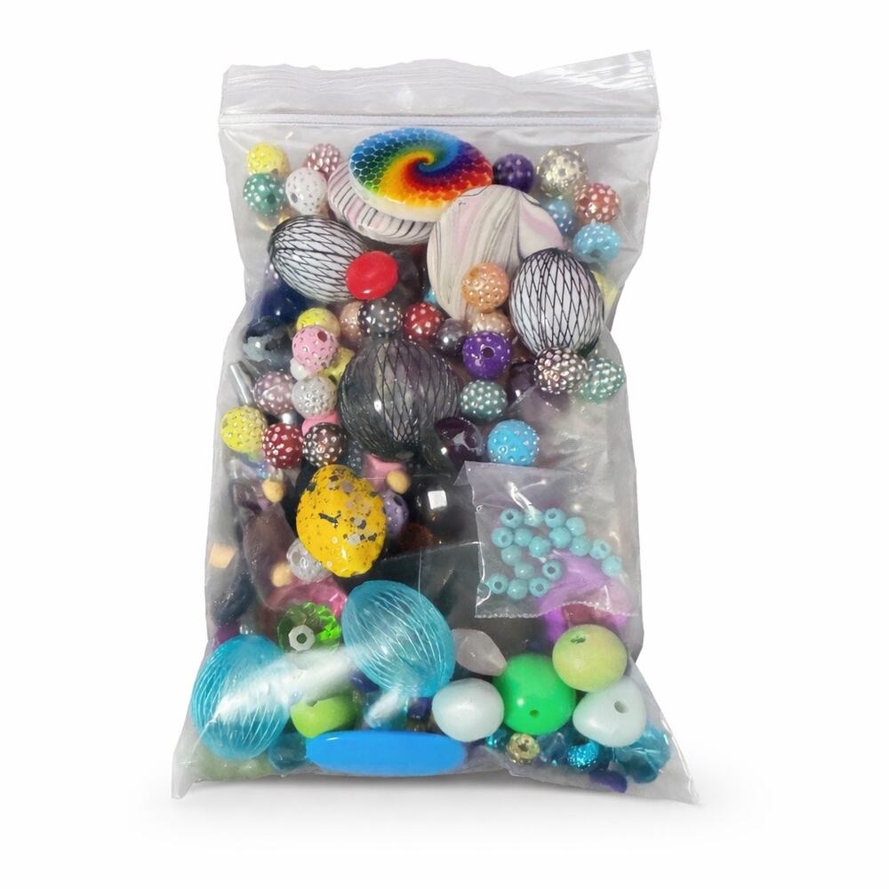 Large Mixed Bead Lot for Jewelry Making and Crafts | Assorted Colors, Shapes